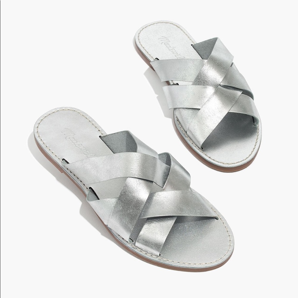 Madewell Boardwalk Woven Slide Sandals